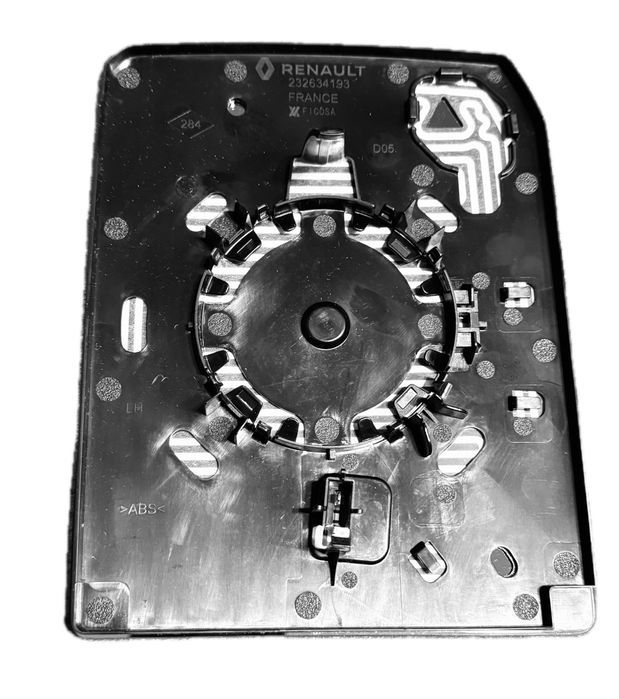 Szkło wkład szybka lusterka lewe Renault Master IV od 2024 963665572R wkład z uchwytem