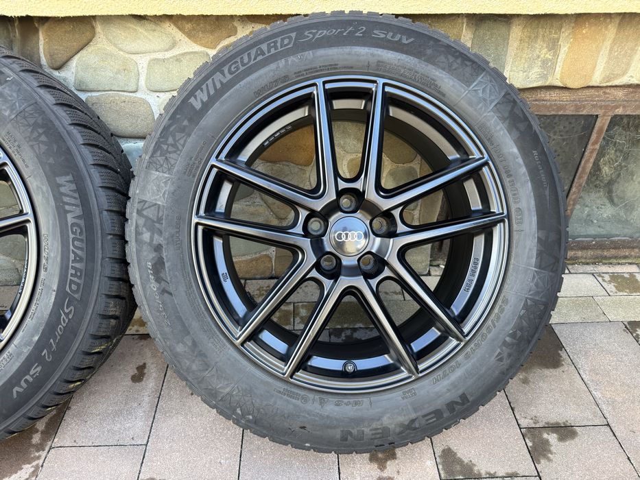 Koła zimowe Audi Q5 235/60R18 Nexen 2024r 7,3mm quattro s-line 5x112