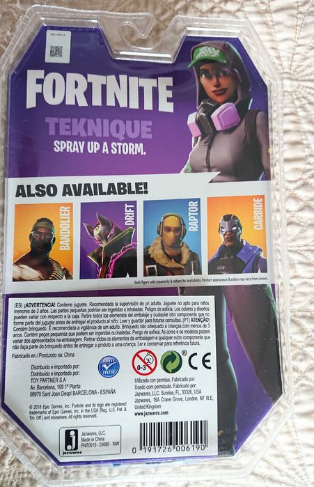 Figura Fortnite Solo Mode Teknique novo