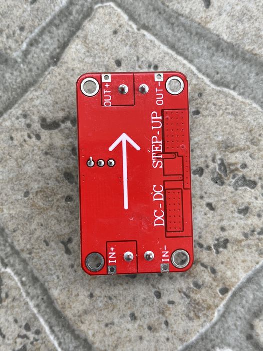 Przetwornica wzmacniacz napięcia DC 5->12 volt