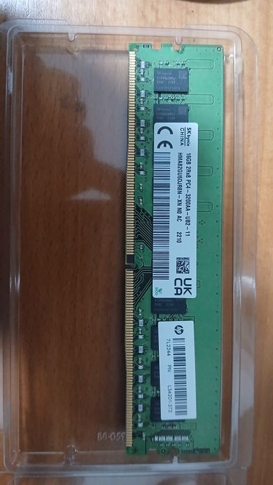 Memória RAM HP 1x 16Gb DDR4 3200MHz