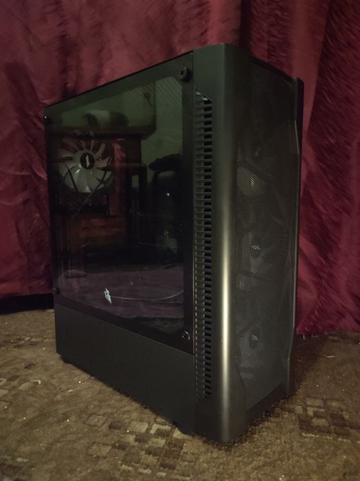 Корпус 1STPLAYER D4-BK-4F1 Black