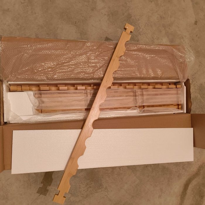 Garrafeira Empilhável Modular de Madeira Bambu - 72 Garrafas