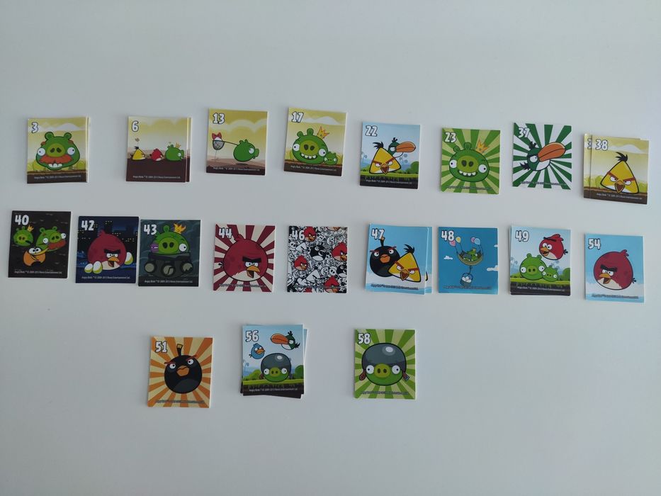 Cromos e tazos - Pokemon - Angry Birds Space 1ª e 2ª geração - Bartman