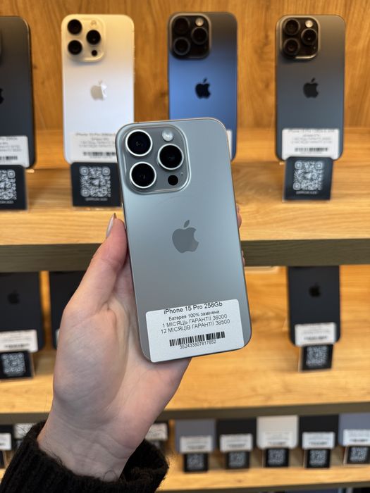 iPhone 15 Pro 256Gb 100% Батарея | Гарантія