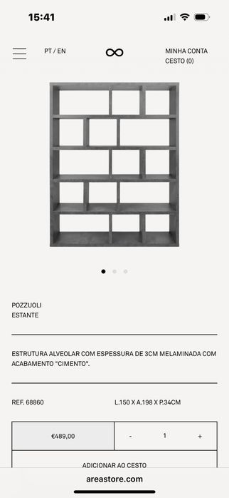 Estante Pozzuoli Area Store