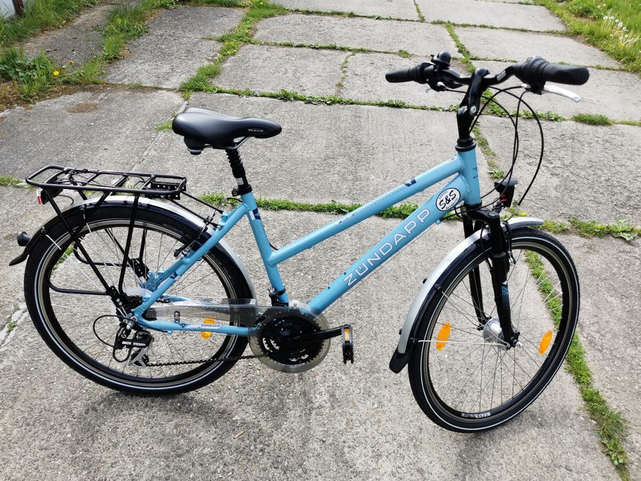 Rower trekkingowy, miejski ZÜNDAPP Silver 3.0. Koła 26", 21 biegów Shimano