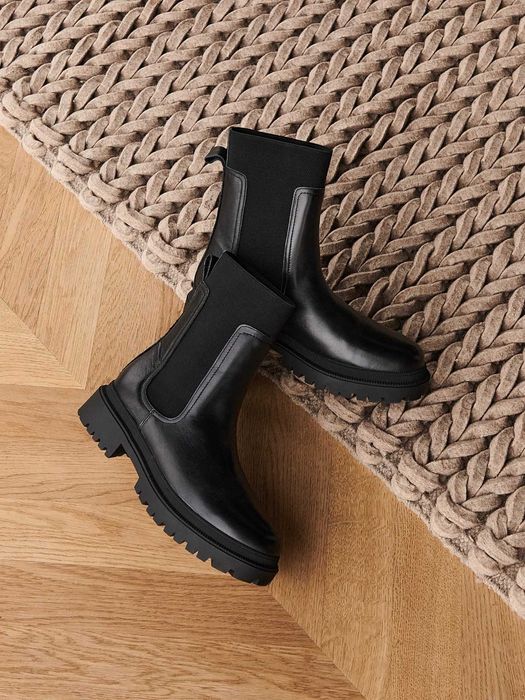 Шкіряні чоботи 42 28 см