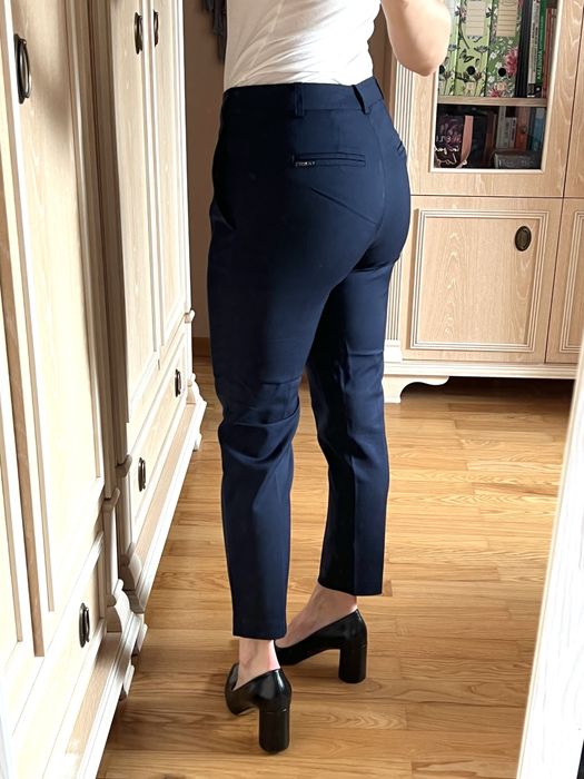 Spodnie garniturowe cygaretki eleganckie do pracy do biura butik