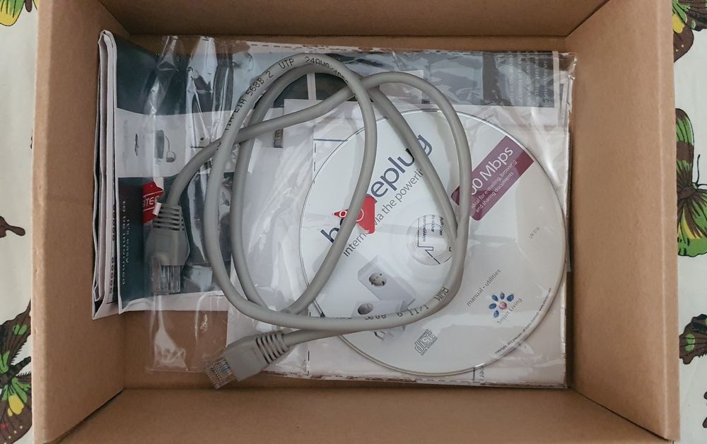 Powerline nova, na caixa