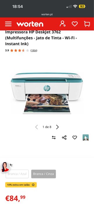 Impressora HP Inkjet