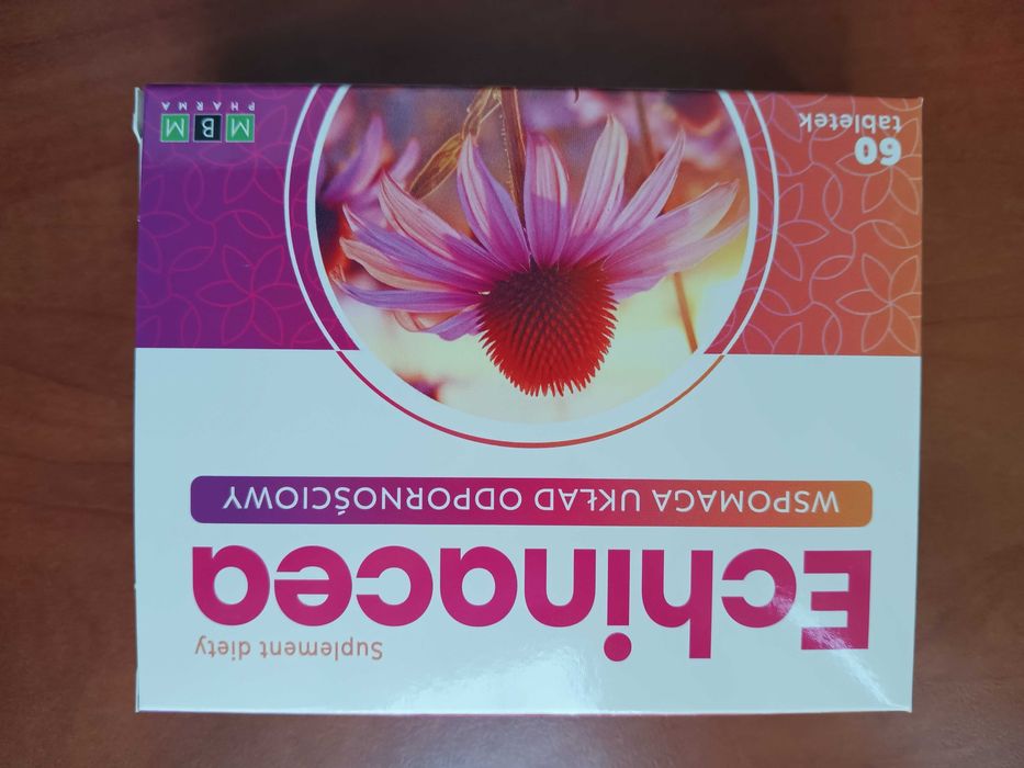 Echinacea - jeżówka purpurowa 60 tabletek odporność infekcje