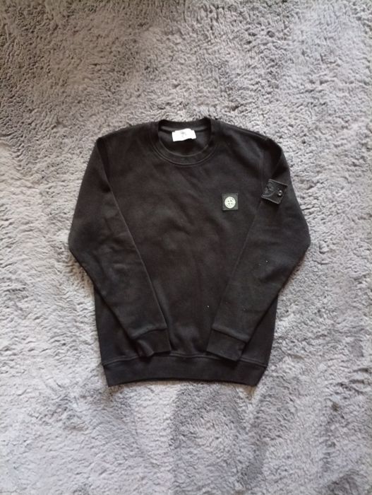 Stone Island Black Piqué Sweatshirt