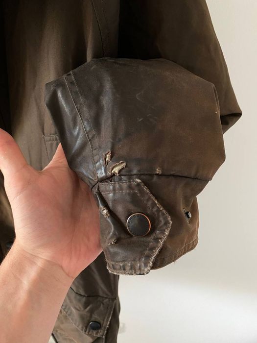 Barbour wax duracotton parka plaszcz trencz kurtka