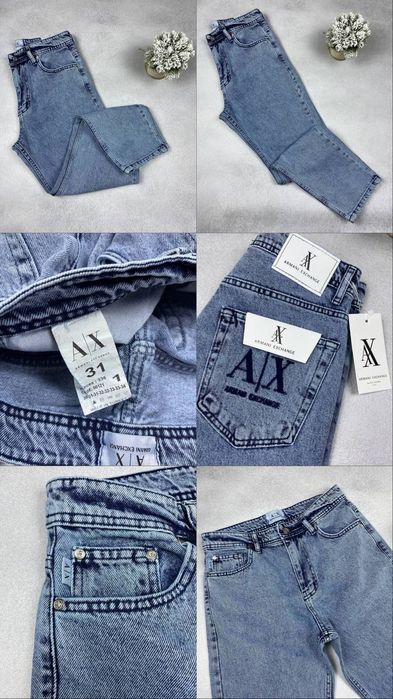 Джинси Armani Exchange/класичні джинси армані/armani exchange штани
