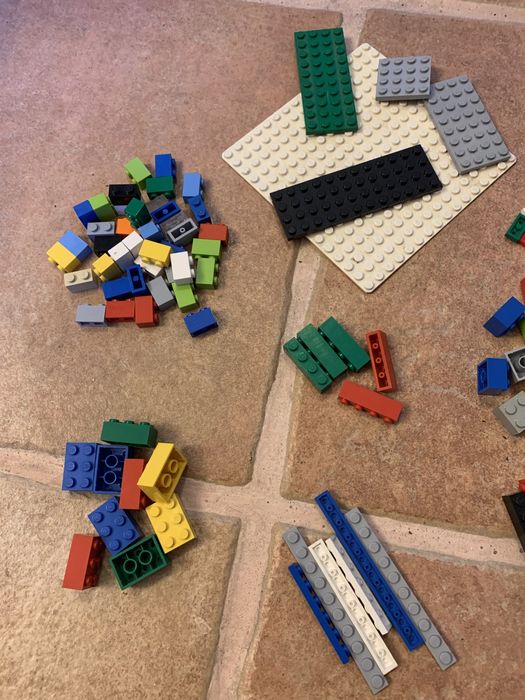 Peças de lego variadas