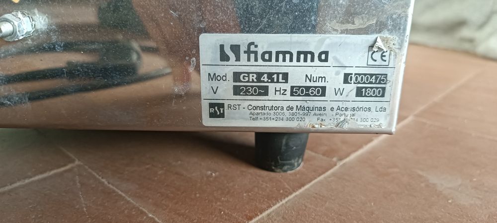 Grelhador/tostadeira profissional fiama