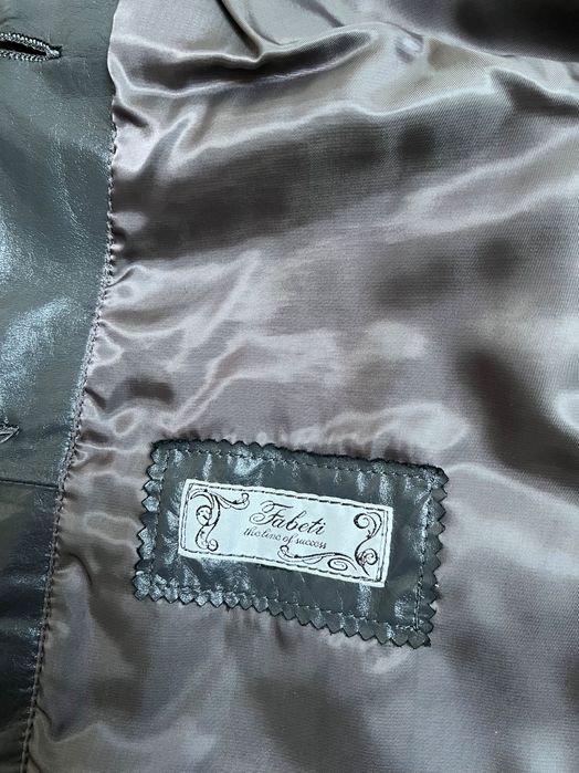 Skórzana kurtka z futrem