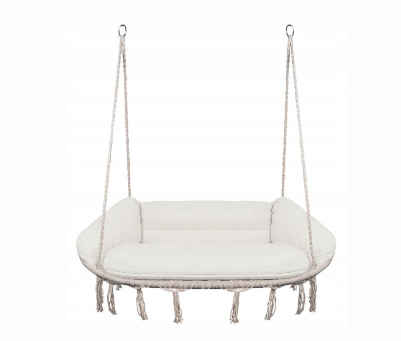 Bocianie gniazdo huśtawka fotel wiszący 2 osobowy podwójny