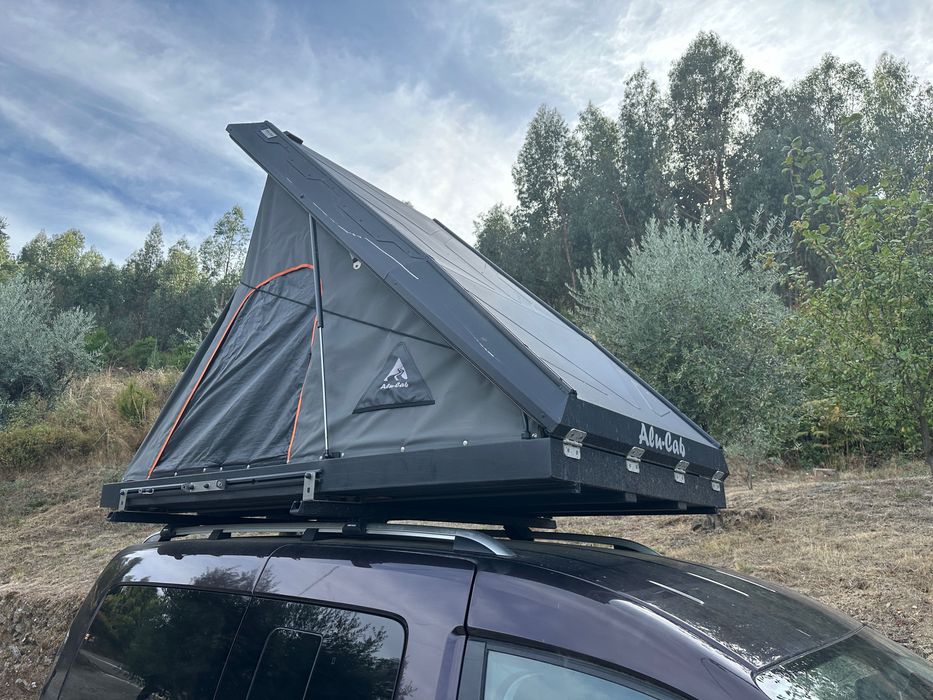 Tenda de teto Alu‑Cab Gen 3‑R – Estado Usado Muito Bom + Extras