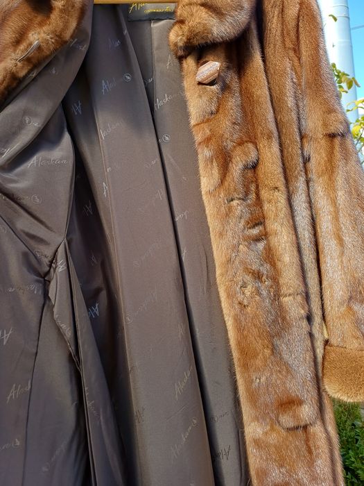 Канадская норковая шуба