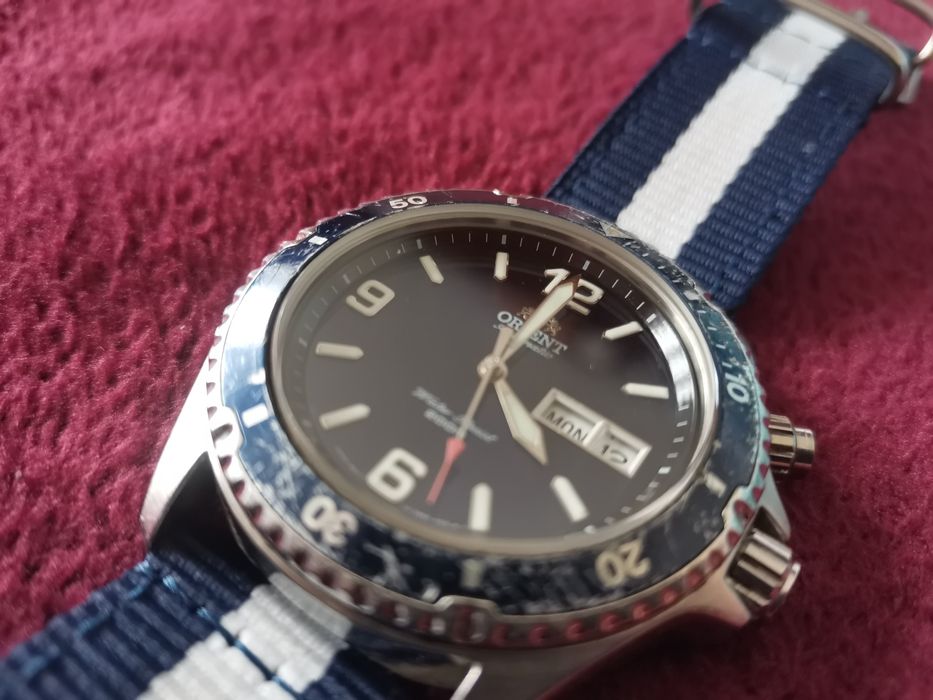 Szafirowe szkło do zegarka Orient MAKO i RAY - wysyłka gratis