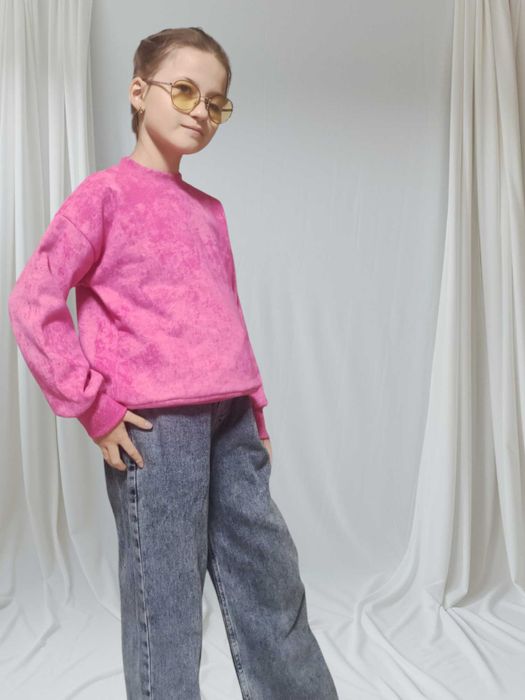 Кофта на весну трьохнитка петля на 8-9 та 9-10 р.  Розмір 134,140