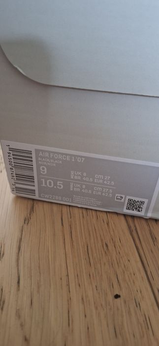 Nike Air Force 1 ’07 Black