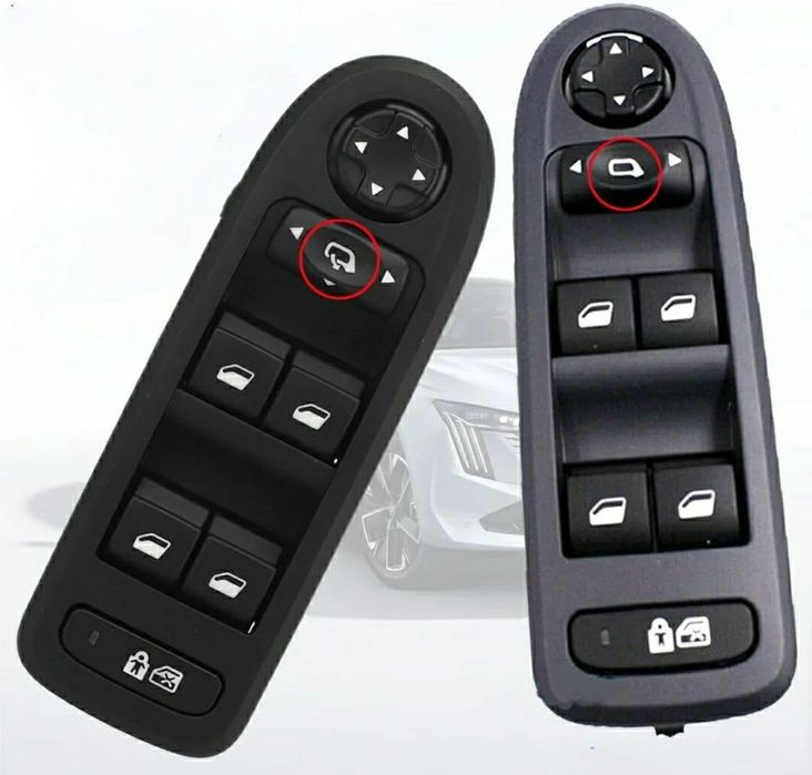 Comando Botão PEUGEOT CITROEN Interruptor Vidros 208/2008/308/508/C5