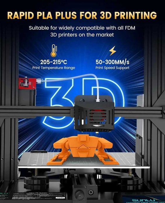 Оновлений філамент SUNLU PLA + 2.0