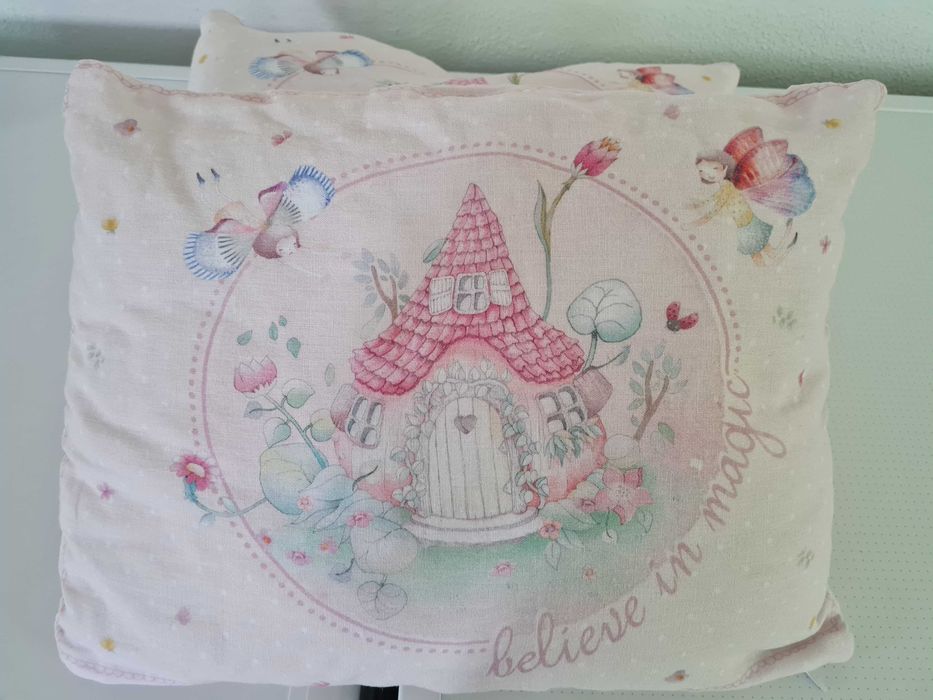 Lençóis zara home com 2 fronhas+ 2 almofadas decorativas