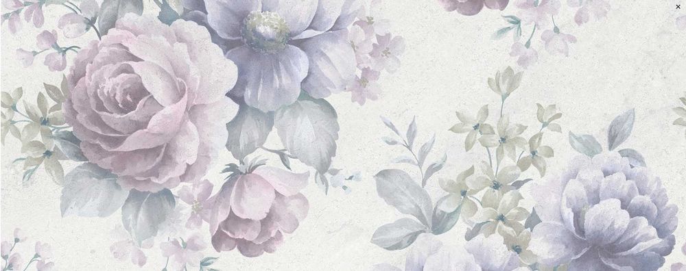 Плитка цветы 20 на 50 см 1 сорт дешево