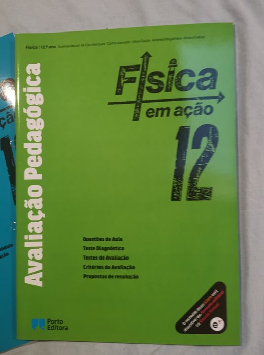 Conjunto de 4 cadernos de apoio - "Física em ação 12"