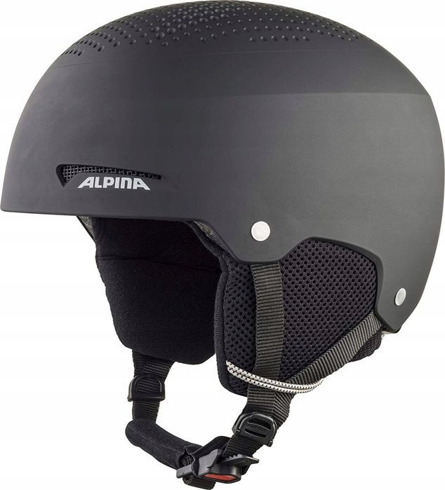 kask narciarski alpina zupo 3 powłoki rozmiar 51-55 cm czarny matowy