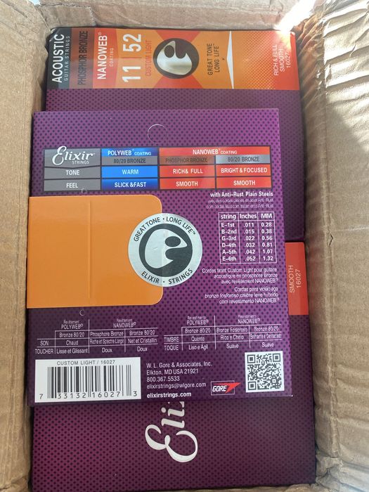 Акустичні струни. 11-52. 12-53