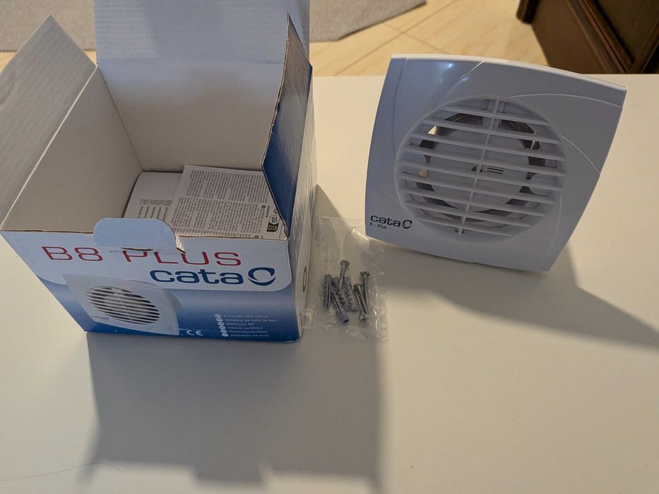 Ventilador de casa de banho novo!