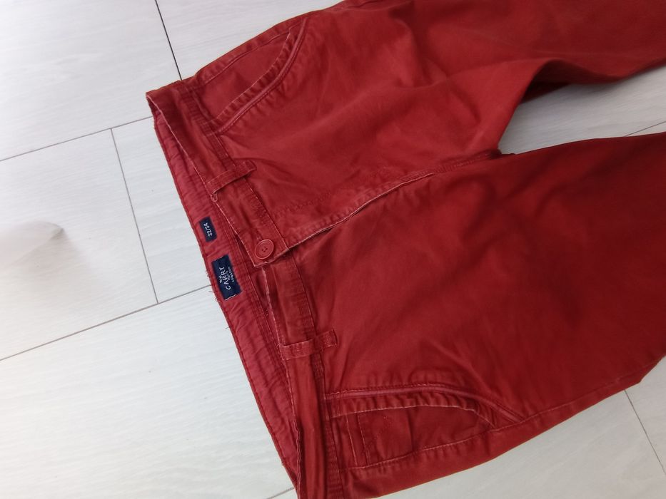 Chinosy męskie bordowe Carry 32/34