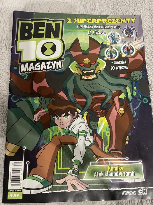 Gazetki BEN 10 (2szt) + plakat
