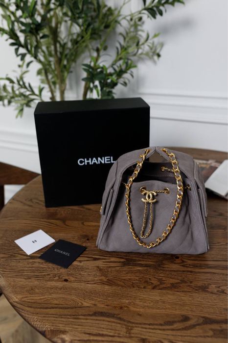 Сумка Chanel 25 сіра