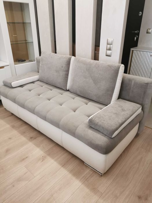 Kanapa rozkładana dwuosobowa, nietuzinkowa, bardzo wygodna