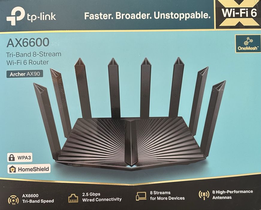 Router Tp-Link Archer AX90 tri-band COMO NOVO