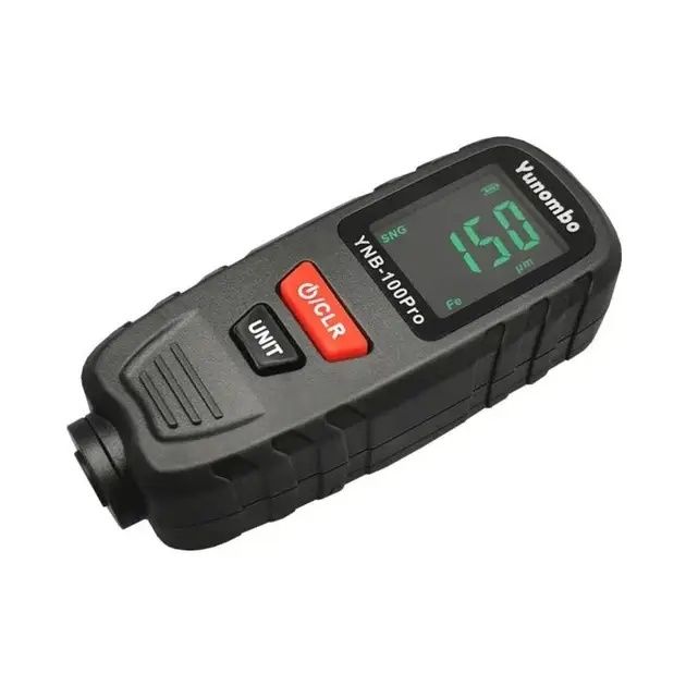 Товщиномір фарби високоякісний Yunbo YNB-100Pro Fe nFe Fe+Zn цифровий