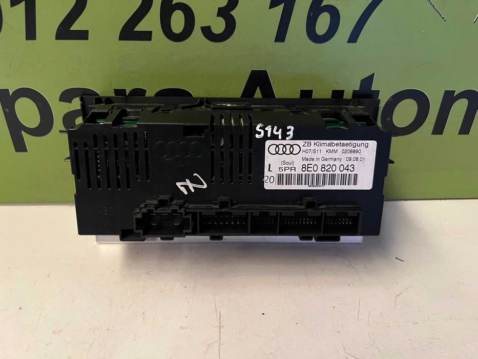 Audi A4 B6 - Comandos Chauffage Climatronic - S143