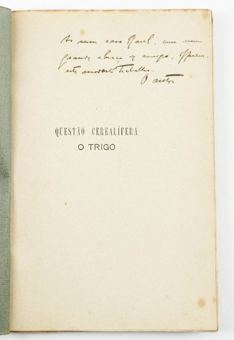 António de Oliveira Salazar-primeiro livro do autor-c/dedicatória 1916