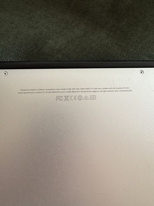 Macbook air 13 model A1466