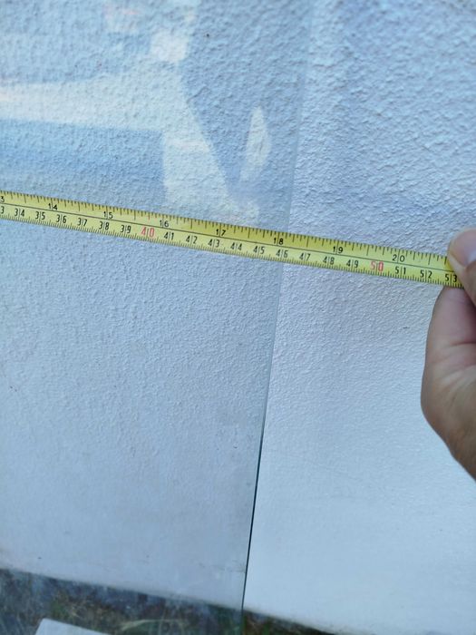 Vidro 10mm com 1,37x0,46m