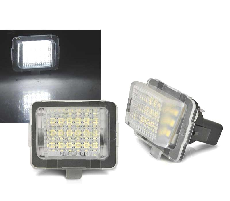 LUZES DE MATRICULA LED MERCEDES W204 W205 W212 W221 W222 C117