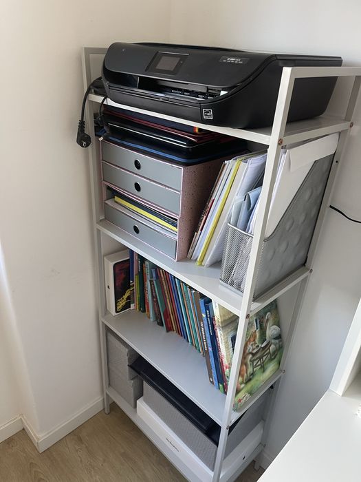 Estante metalica 4 prateleiras (1,40cm altura/60cm largura/30cm profundidade)