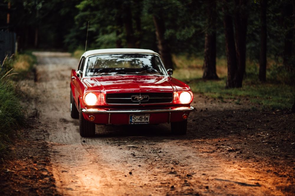 Samochód do ślubu Ford Mustang 1965