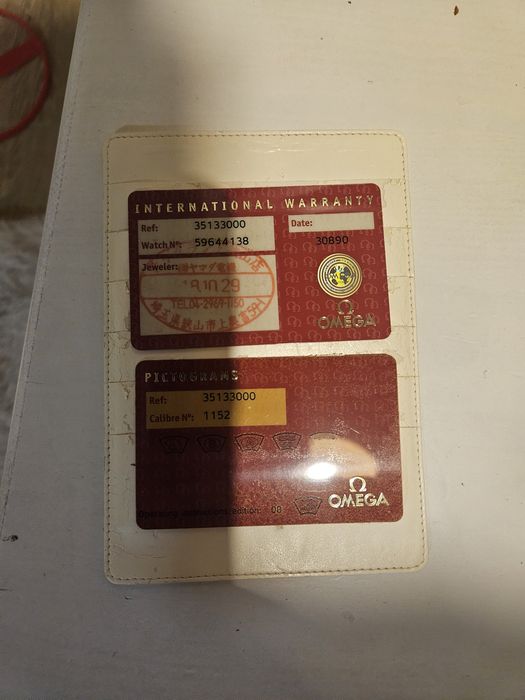 Omega Speedmaster Date Chronograph, ref. 3513.30.00